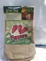 10-GALLON BURLAP BAG FOR PEPPERS ALL NATURAL