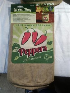 10-GALLON GROW BAG FOR PEPPERS BURLAP ALL NATURAL