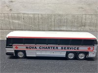 Collectible Nova Charter Service Toy Bus Bank 9.5"