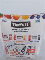 That's it mini fruit bars 3 flavors 24ct BB: 10/25