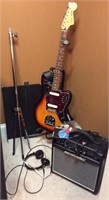 Fender Electric Guitar & Amp