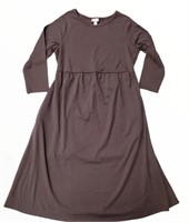Brown, Medium Maternity Dress