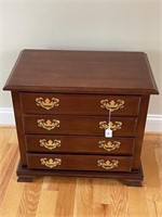 SMALL CHERRY CABINET - SILVER WARE CABINET?