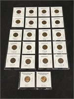 WHEAT PENNIES, UNCIRCULATED OLD WHEAT PENNIES