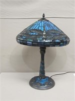 TIFFANY DRAGONFLY TABLE LAMP: