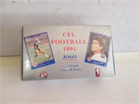 SEALED CFL FOOTBALL 1991 JOGO CARDS  226 CARDS