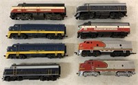 8 HO Train Engines ROCO, Tyco, & others