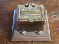 Vintage Brass Box April 1 1902 #156