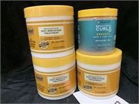 4 TUBS OF HAIR TREATMENT PRODUCTS