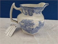 Cream Pitcher W/ Togo Pattern Castle & Boats