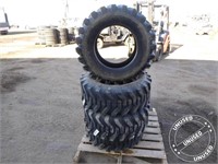 Unused 12-16.5 Skid Steer Tires (QTY 4)