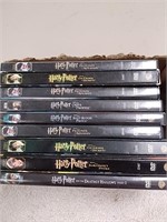Group of Harry Potter DVDs