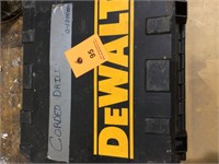 Dewalt Drill with chargers with case