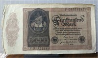 1922 German banknote