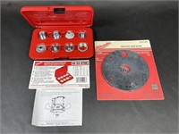 Milwaukee 9pc Template Guide Kit & Router Sub Base