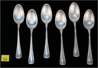 Set of 6 C.H. Watson sterling spoons, 5.66 troy oz