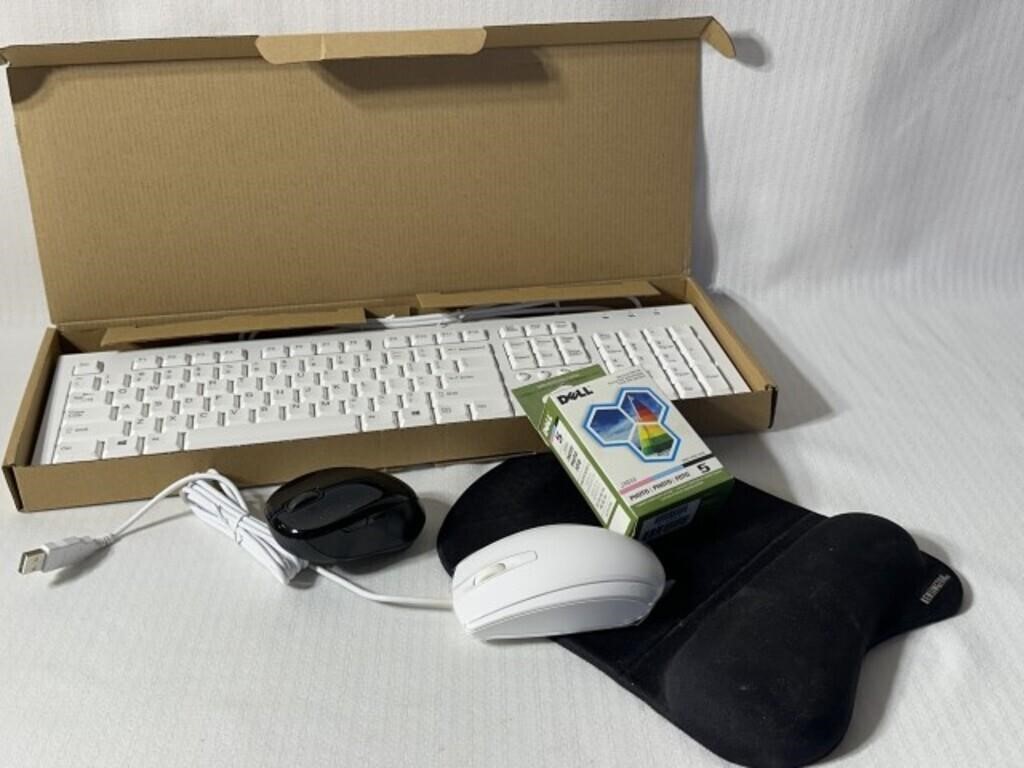 HP Keyboard & Mouse, mouse pad