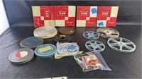 Vintage 8mm Home movies and four empty reels