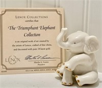 Lenox Good Luck Elephant with 24K Gold Accents