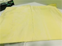 Damask Yellow Tablecloth & Napkins