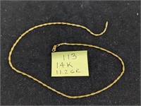 14k Gold 11.2g Necklace