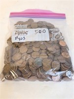 500 - 1940's & 1950's Lincoln Wheat Pennies