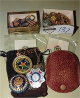 Military commemorative pin lot