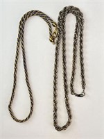 Heavy 24" & 17" Fashion Necklaces