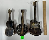 Vtg Musical Mini Guitars-Hongkong