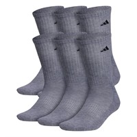 adidas Men's Athletic Cushioned Crew Socks with Ar