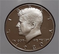 PROOF KENNEDY HALF DOLLAR-1980-S