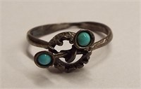 Sterling Silver & Turquoise Ring