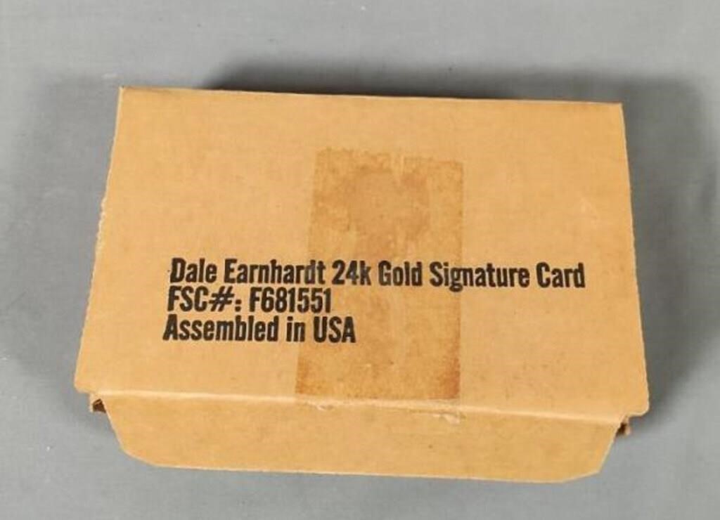 Remembering Dale Earnhardt Book, 24K Gold