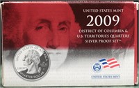 2009 5-Coin Silver State Quarters Proof Sets (2)