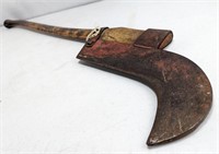 Old Hand Forged Brush Axe