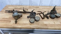 Torch, gauges, tools