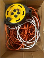 Misc. Extension cords and reel