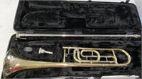 Mercedes tenor, trombone and stand