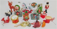 * Lot of 16 Assorted Christmas Ornaments -