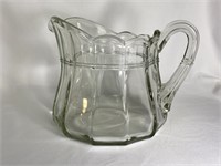 Gorgeous Vintage Crystal Clear Glass Pitcher
