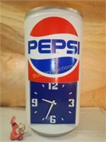 24" Pepsi Can Clock store Adv.