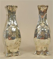 GALLIA SILVERPLATE FRENCH VASES