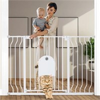 N2048  Economy Baby Gate with Cat Door