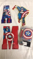 Group of captain America Decor includes thin