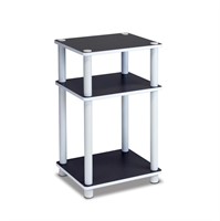 W7324  Furinno Just 3-Tier End Table, White