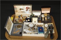 Men's Group; Military Awards, Cuff Links, Watches,