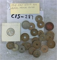 C15-287  lot of foreign coins