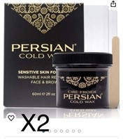X2 Persian Cold Wax Kit, Hair Removal Sugar Wax