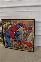 Amazing Spiderman Framed Picture, 22X22