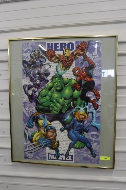 Marvel Super Hero Comics Poster 30x36